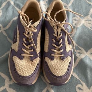 Coach Purple and Cream Women's Sneakers